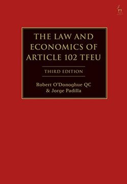 portada The Law and Economics of Article 102 Tfeu (en Inglés)