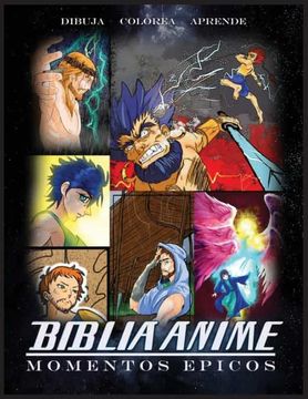 portada Biblia Anime Momentos Epicos: Libro Para Colorear (1) (in Spanish)