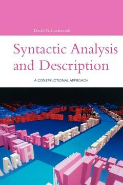 portada syntactic analysis and description (en Inglés)