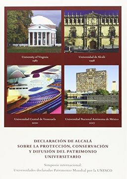 portada Declaración de Alcalá sobre la protección, conservación y difusión del Patrimonio Universitario (Otras Publicaciones)