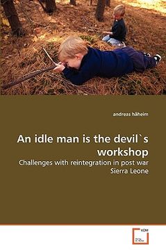 portada an idle man is the devil's workshop (en Inglés)