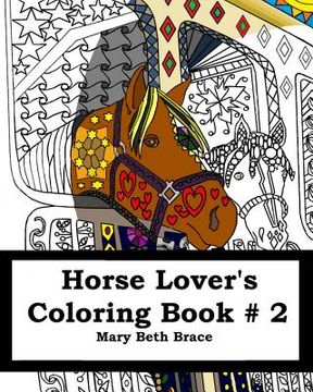 portada Horse Lover's Coloring Book #2 Second Edition (en Inglés)