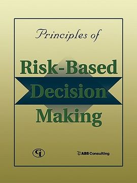 portada principles of risk-based decision making (en Inglés)