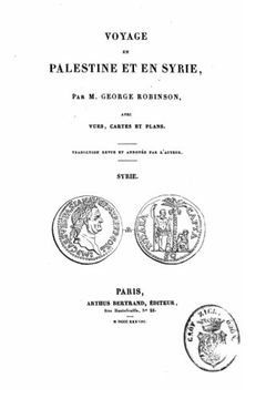 portada Voyage en Palestine et en Syrie avec vues, cartes et plans (French Edition)