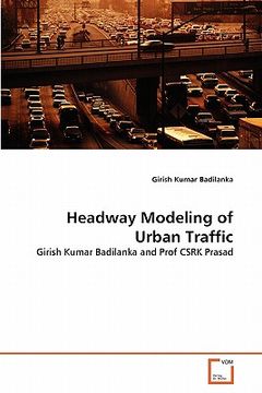 portada headway modeling of urban traffic (en Inglés)
