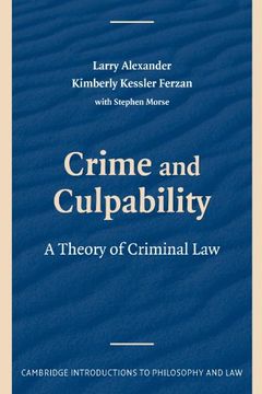 portada Crime and Culpability: A Theory of Criminal law (Cambridge Introductions to Philosophy and Law) (in English)