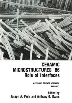 portada Ceramic Microstructures '86: Role of Interfaces (en Inglés)