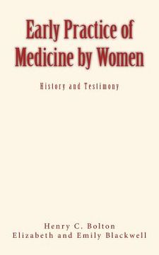 portada Early Practice of Medicine by Women (in English)