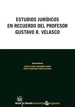 portada Estudios Juridicos en Recuerdo del Profesor Gustavo r Velasco