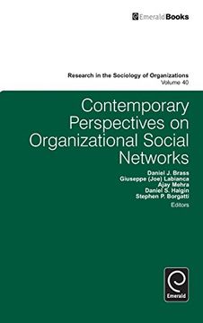 portada Contemporary Perspectives on Organizational Social Networks (Research in the Sociology of Organizations)