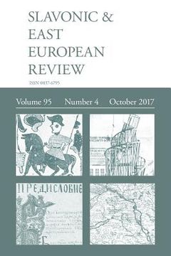 portada Slavonic & East European Review (95: 4) October 2017 (in English)