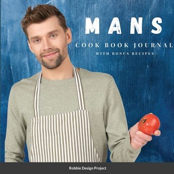 portada Mans Cookbook Journal: with bonus recipes (en Inglés)