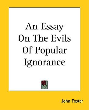 portada an essay on the evils of popular ignorance
