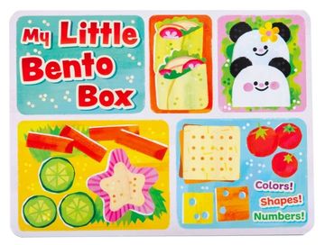portada My Little Bento Box: Colors, Shapes, Numbers: (Counting Books for Kids, Colors Books for Kids, Educational Board Books, pop Culture Books for Kids) 