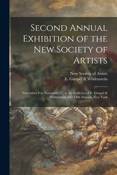 portada Second Annual Exhibition of the New Society of Artists: November 8 to November 27, at the Galleries of E. Gimpel & Wildenstein, 647 Fifth Avenue, New (in English)