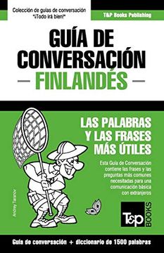 portada Guía de Conversación Español-Finlandés y Diccionario Conciso de 1500 Palabras: 108 (Spanish Collection)