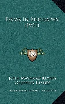 portada essays in biography (1951) (en Inglés)