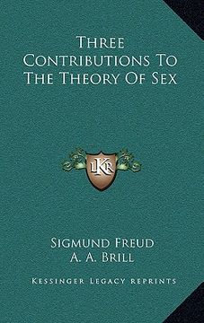 portada three contributions to the theory of sex
