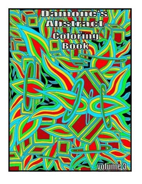 portada Damones abstrack coloring book 3: adult coloring book: Volume 3 (Three)