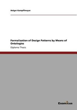 portada formalization of design patterns by means of ontologies (en Inglés)