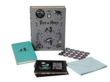 portada Rick and Morty Deluxe Note Card set (With Keepsake Book Box) (en Inglés)