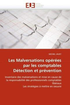 portada Les Malversations Operees Par Les Comptables Detection Et Prevention