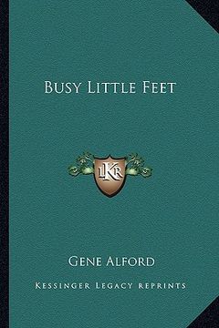 portada busy little feet (en Inglés)