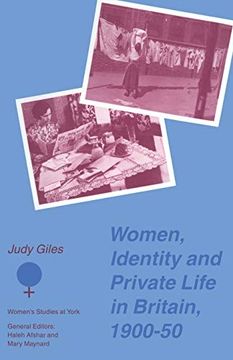 portada Women, Identity and Private Life in Britain, 1900–50 (Women's Studies at York Series) (en Inglés)