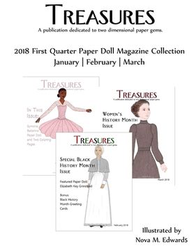 portada Treasures 2018 1st Qtr Paper Doll Magazine Collection: January-February-March (en Inglés)