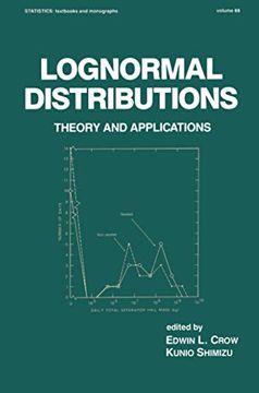 portada Lognormal Distributions (Statistics: A Series of Textbooks and Monographs) (in English)