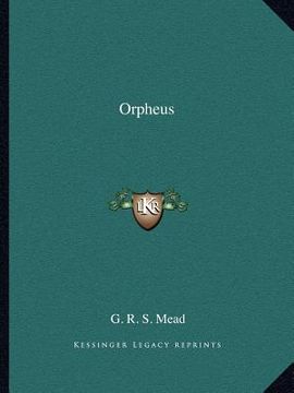 portada orpheus (en Inglés)