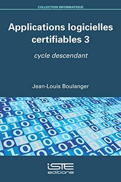 portada Applications Logicielles Certifiables 3 (en Francés)