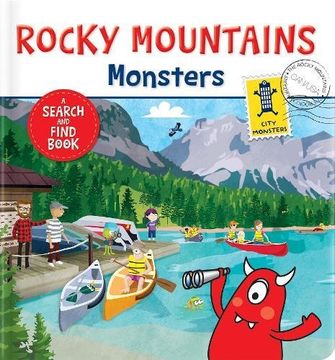 portada Rocky Mountains Monsters: A Search and Find Book (en Inglés)