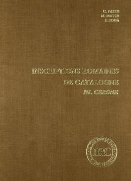 portada Inscriptions romaines de Catalogne, III. Gerone
