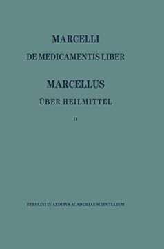 portada Marcellus Über die Heilmittel 2 (en Alemán)