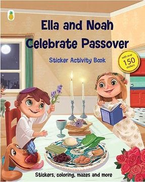 portada Ella and Noah Celebrate Passover: Sticker Activity Book 