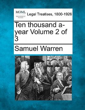 portada ten thousand a-year volume 2 of 3 (en Inglés)