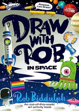 portada Draw With Rob: In Space (en Inglés)
