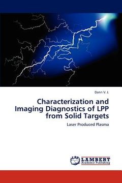 portada characterization and imaging diagnostics of lpp from solid targets (in English)