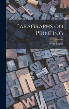 portada Paragraphs on Printing (in English)