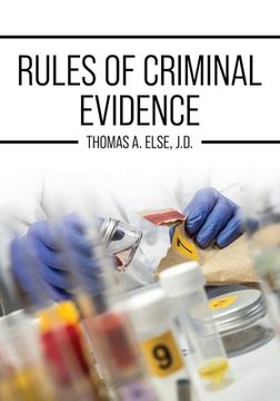 portada Rules of Criminal Evidence (en Inglés)