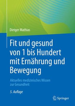 portada Fit und Gesund von 1 bis Hundert mit Ernährung und Bewegung