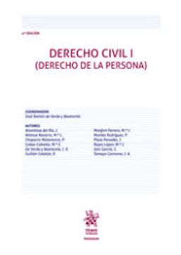 portada Derecho Civil i 4º ed Derecho de la Persona