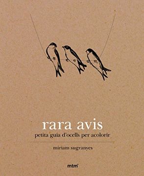 portada Rara Avis: Guia D'aus per Acolorir (in Catalá)