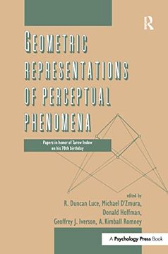 portada Geometric Representations of Perceptual Phenomena: Papers in Honor of Tarow Indow on his 70Th Birthday (in English)