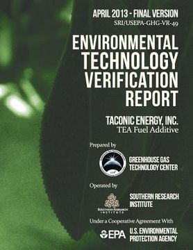 portada Environmental Technology Verification Report (en Inglés)