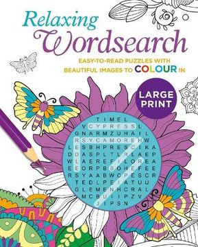 portada Relaxing Large Print Wordsearch