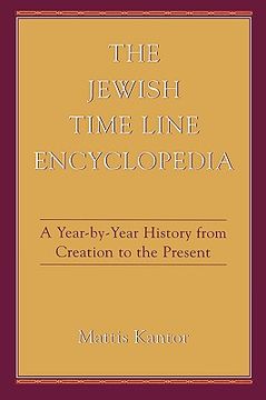 portada the jewish time line encyclopedia (en Inglés)