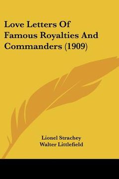 portada love letters of famous royalties and commanders (1909)