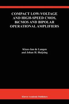 portada compact low-voltage and high-speed cmos, bicmos and bipolar operational amplifiers (in English)